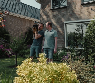 Bauke-Tjeerd en Sander voor hun droomhuis