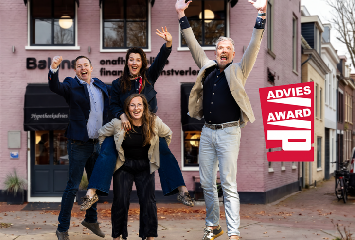 Genomineerd: Balans is officieel één van de drie beste advieskantoren van Nederland